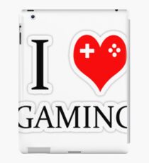 I heart gaming (graphic tees, mugs, and more!) iPad Case/Skin