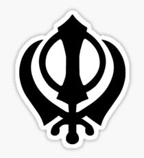 Khanda Sikh Symbol Sticker