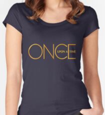 Once Upon A Time - logo Women's Fitted Scoop T-Shirt