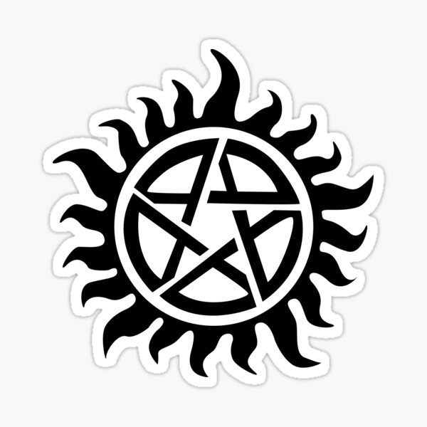 Pentagram Tattoo Stickers Redbubble