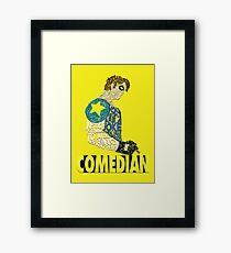 Watchmen - The Comedian - Typography Framed Print