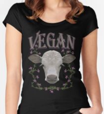 VEGAN Women's Fitted Scoop T-Shirt