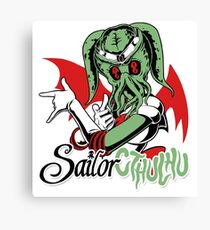 Sailor Cthulu Canvas Print