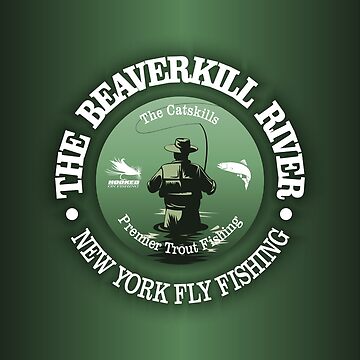  Beaver Kill River New York Fly Fishing T-Shirt