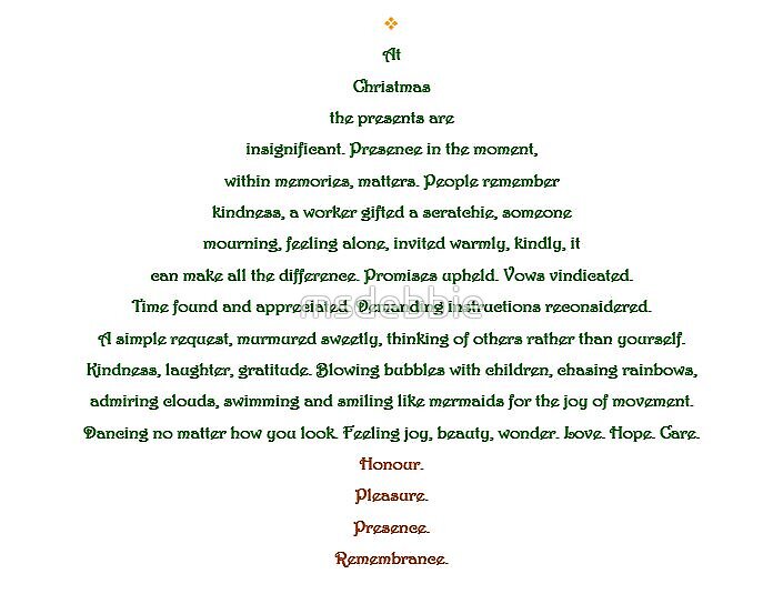 quot christmas tree shape poem quot stickers by msdebbie redbubble quot christmas tree shape poem quot stickers by msdebbie redbubble