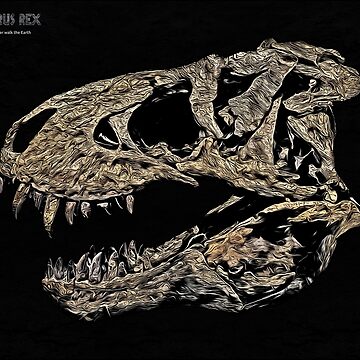 Imagen de la obra Tyrannosaurus Rex Fosil craneo - T-REX de Astrobiologic