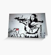 banksy-08 Greeting Card