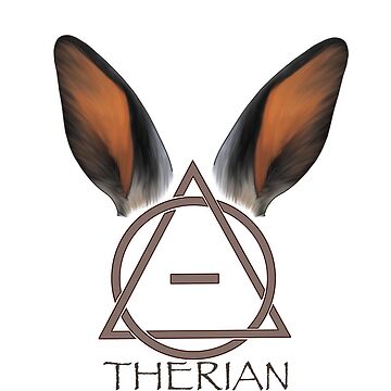 Bunny “Therian” Theta Delta Sticker for Sale by DraconicsDesign
