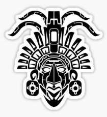South American Native Mask Sticker