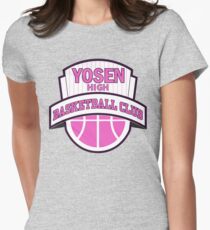 Yosen High - Basketball Club Logo Women's Fitted T-Shirt