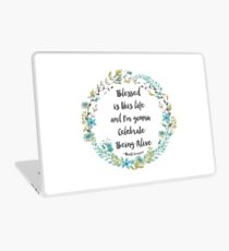 Brett quote Laptop Skin