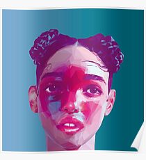 Fka Twigs LowPoly/ High Poly Collection Poster