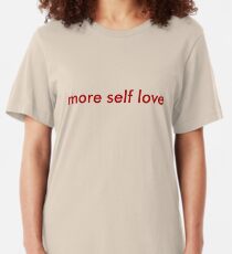 mehr Selbstliebe minimal Slim Fit T-Shirt