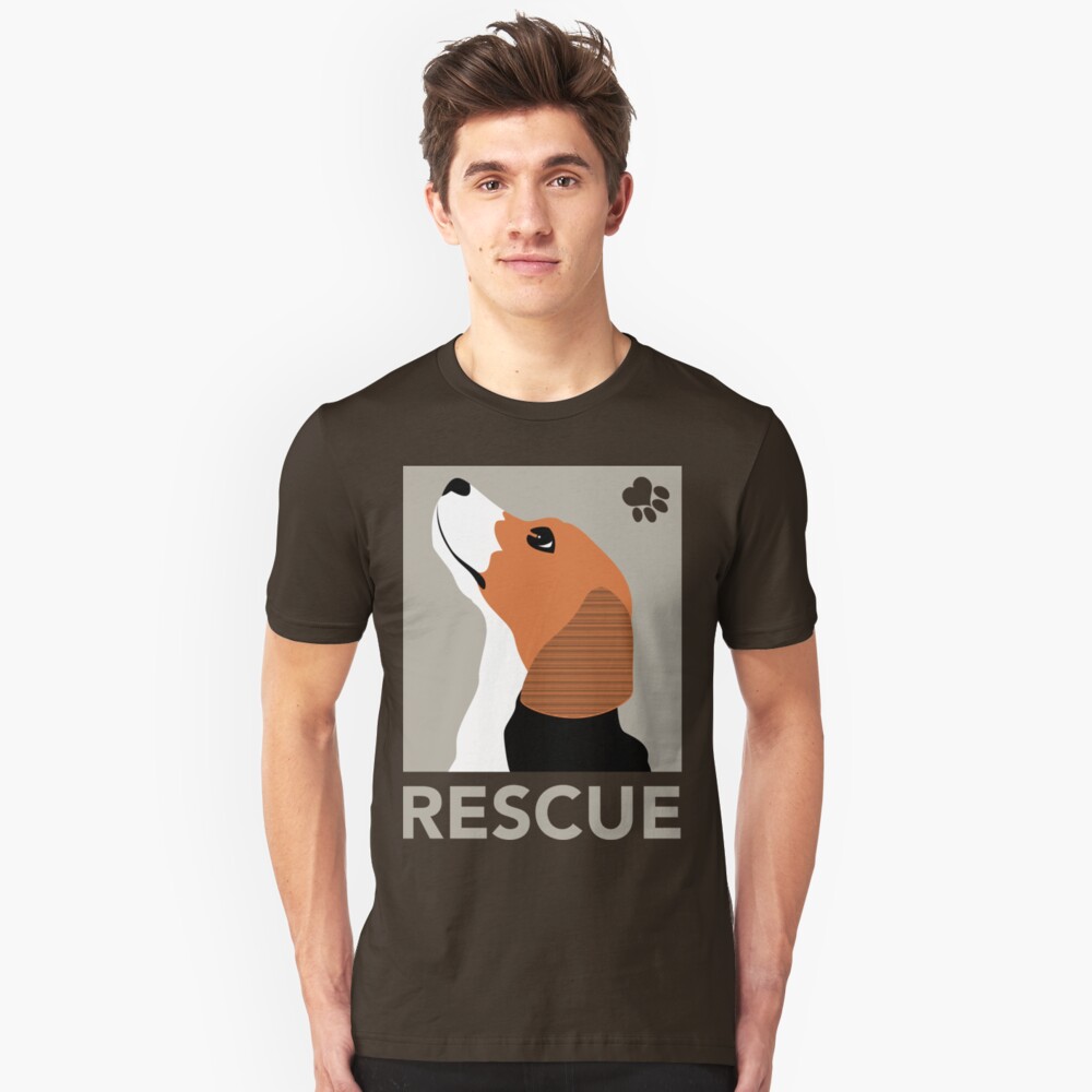 Rescue (Beagle) Slim Fit T-Shirt