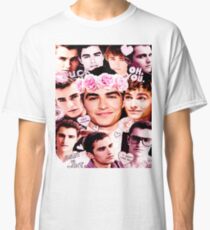 Camiseta clásica Dave Franco Pink Collage