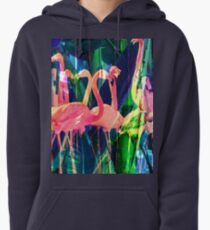 Flamingo Dance Pullover Hoodie
