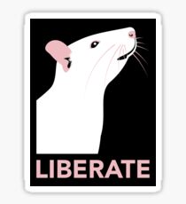 Liberate (Rat) Sticker