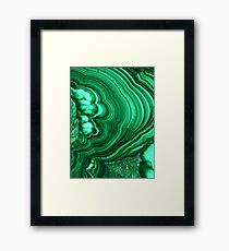 Malachite Framed Print