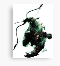 Green Arrow Canvas Print