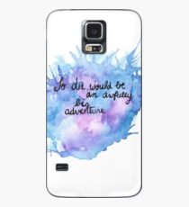 Peter Pan Adventure Quote Watercolor Case/Skin for Samsung Galaxy