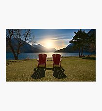 Two Sun Dog View Photographic Print