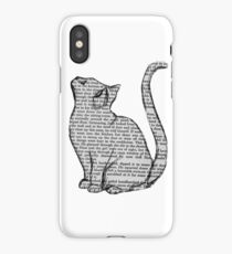 books and cats and books and cats iPhone Case/Skin