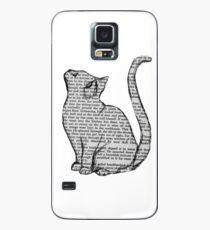 Funda/vinilo para Samsung Galaxy libros y gatos y libros y gatos