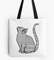 Bolsa de tela libros y gatos y libros y gatos