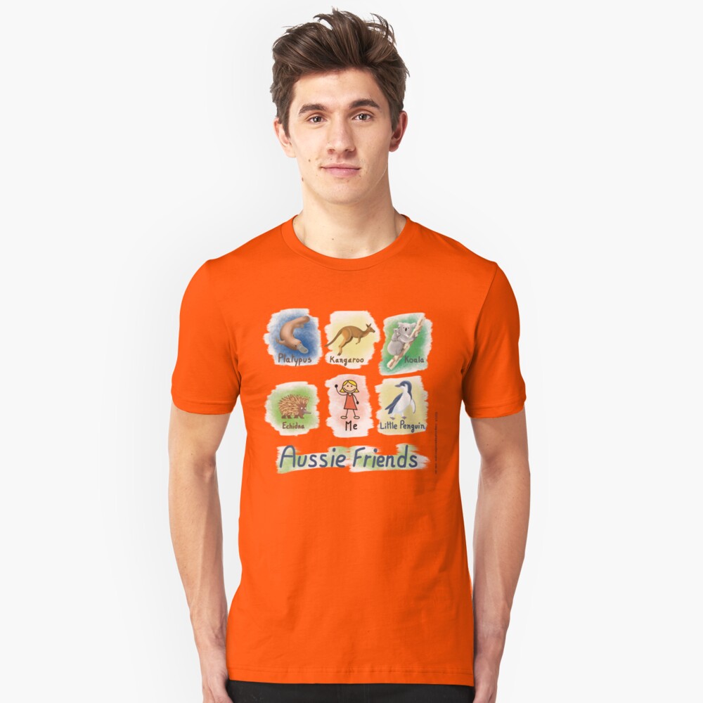 Me and My Aussie Friends - Girl Slim Fit T-Shirt