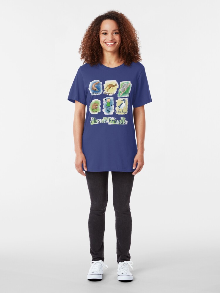 Alternate view of Me and My Aussie Friends - Boy Slim Fit T-Shirt