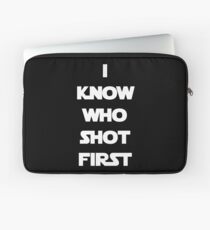 Shot First Laptop Sleeve