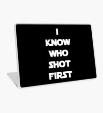 Shot First Laptop Skin