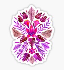 Tropical Symmetry – Magenta Sticker