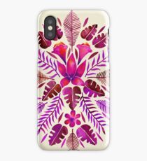 Tropical Symmetry – Magenta iPhone Case/Skin