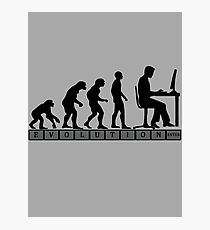 computer evolution Photographic Print