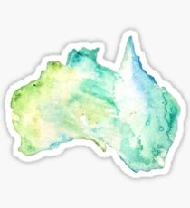 Australia Watercolor Sticker
