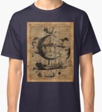 Victorian Steampunk Flying Machine Classic T-Shirt