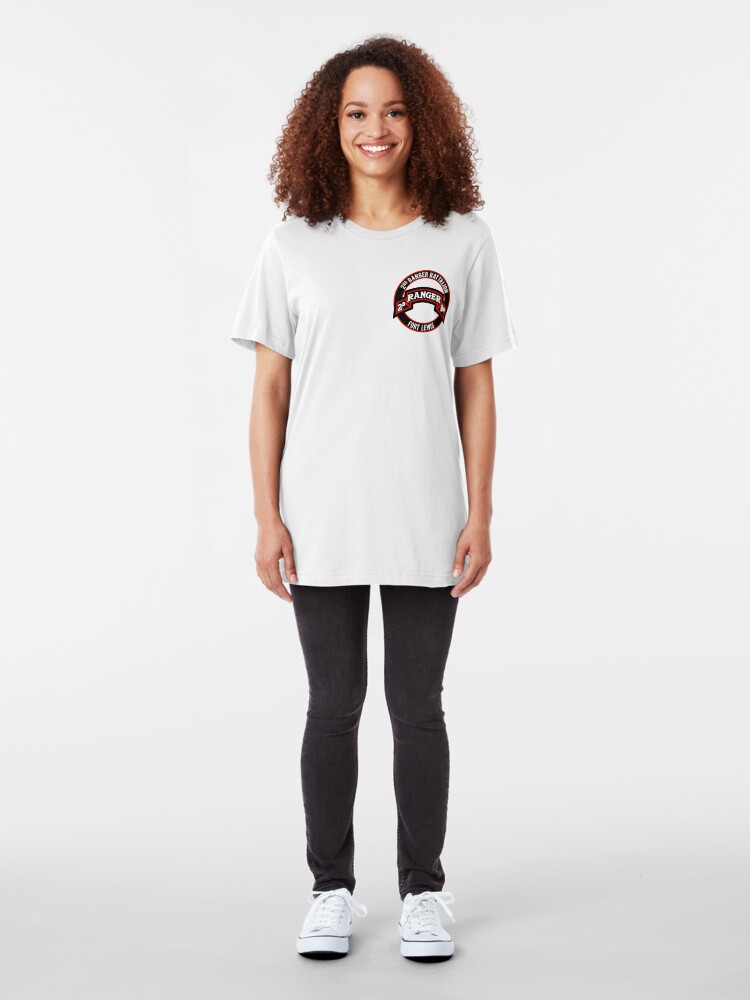 Alternate view of 2nd Ranger Bn Slim Fit T-Shirt
