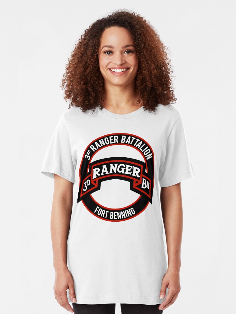 Alternate view of 3rd Ranger Bn Slim Fit T-Shirt