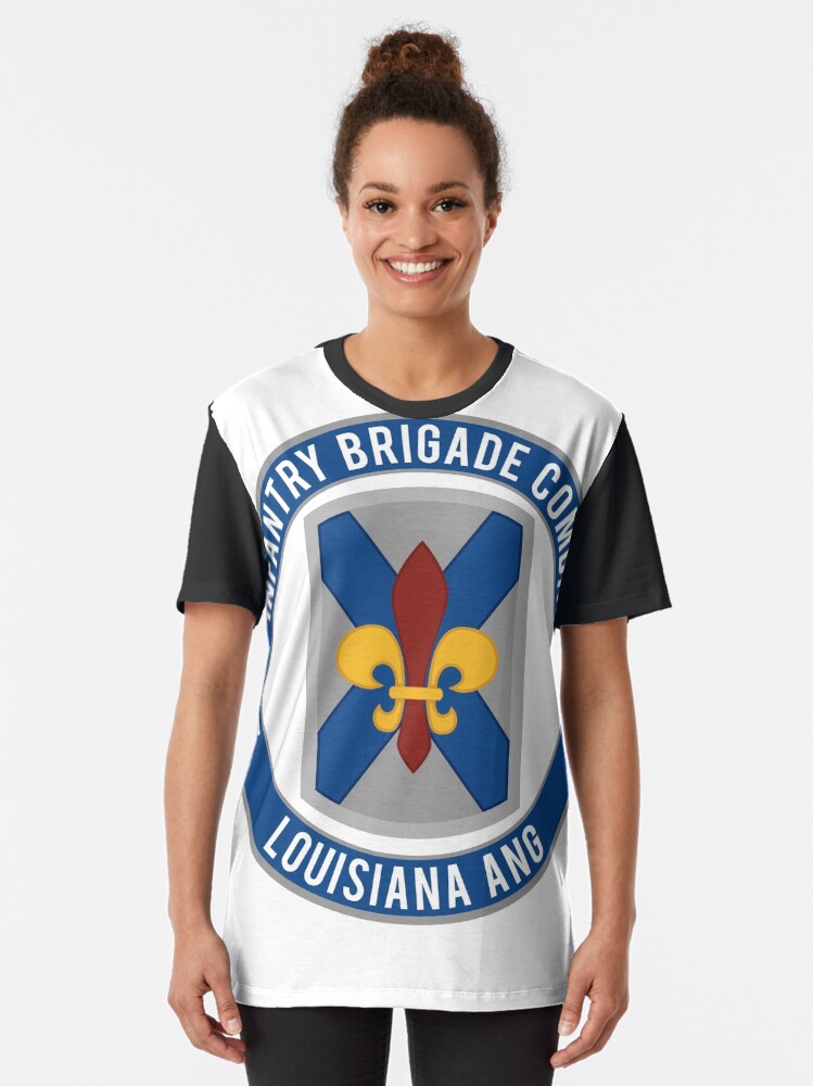 Alternate view of 256th Infantry LA ANG Graphic T-Shirt