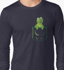 Kermit Pocket - muppet show Long Sleeve T-Shirt