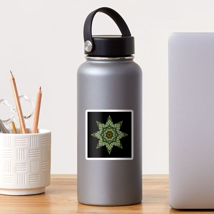 Quilted Star Sticker