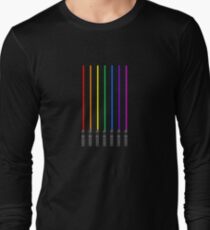 Lightsaber Rainbow Long Sleeve T-Shirt