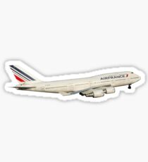 AF 747 with landing gear Sticker