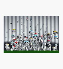 Droplet Meeting Photographic Print
