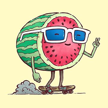Artwork thumbnail, Watermelon Skater by nickv47