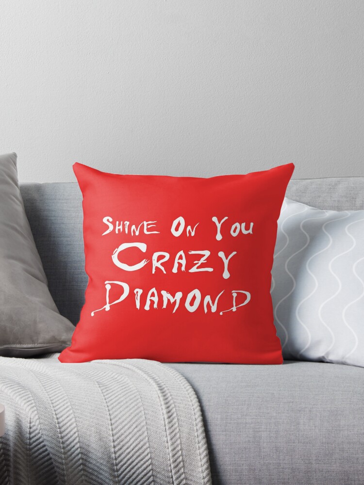 Pink Floyd Shine On You Crazy Diamond Throw Pillow By