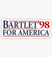 Bartlet for America Slogan Sticker