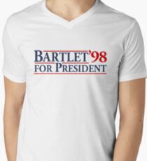 Bartlet for President Men's V-Neck T-Shirt