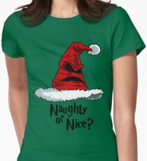 Naughty or Nice? Women's Fitted T-Shirt